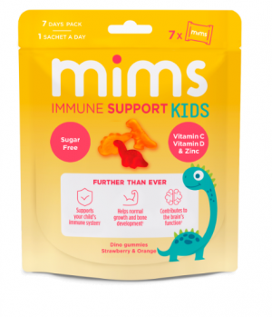 Mims Immune Support Kids Dino Gummies 7u